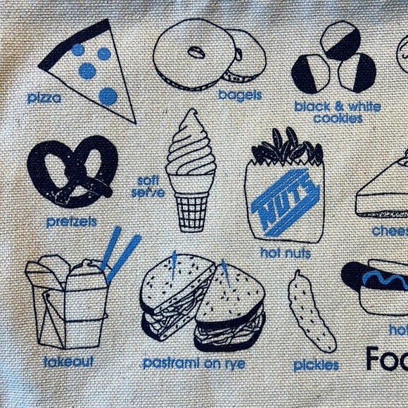 Maptote Food of New York City small pouch - Picture 2 of 6